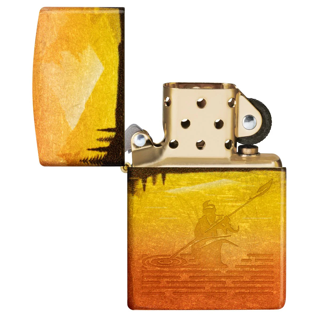 Zippo Lighter: Lake Scene - 540 Fusion 46927 - Image 8