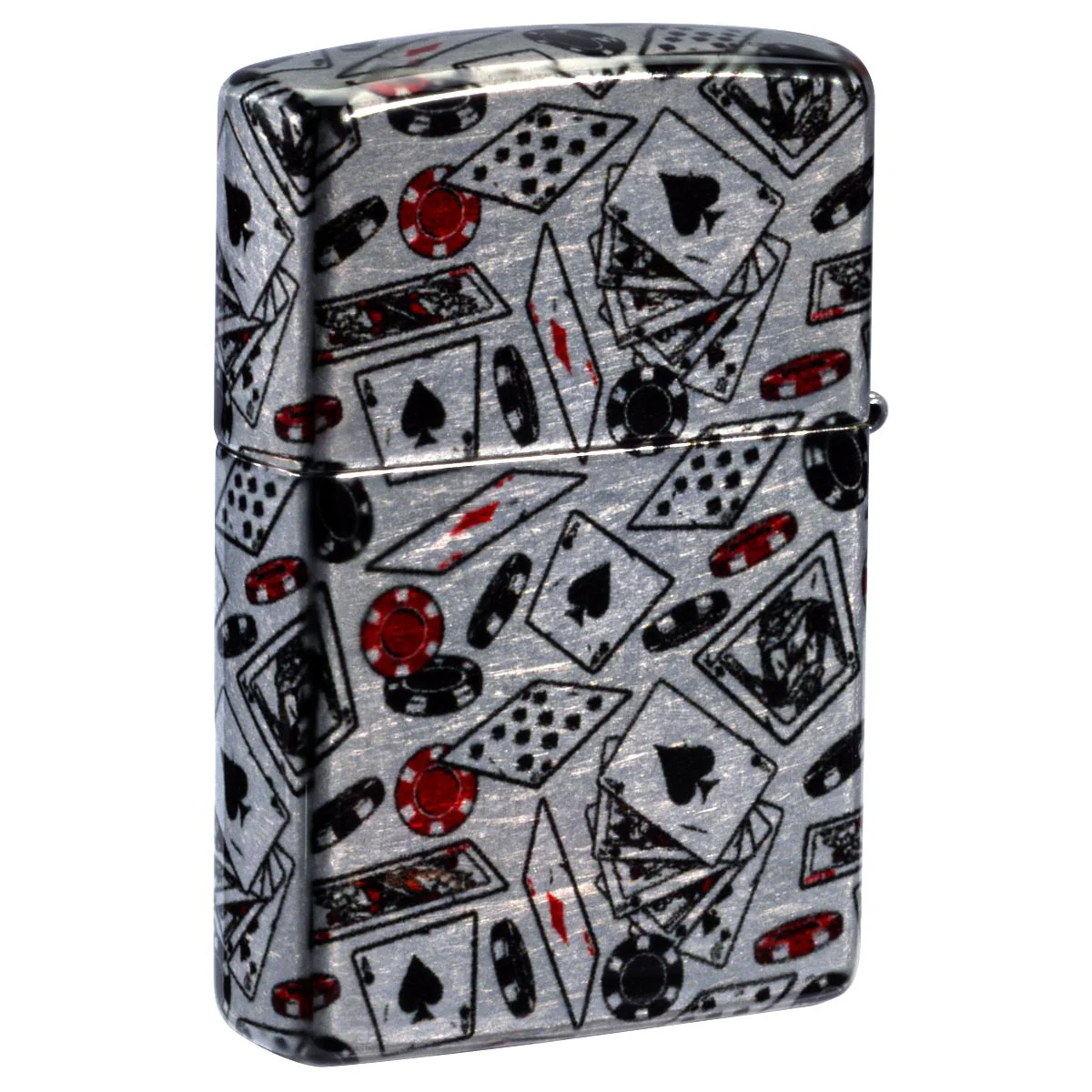 Zippo Lighter: Let the Chips Fall, Gambling Icons - 540 Fusion 47157 - Image 2