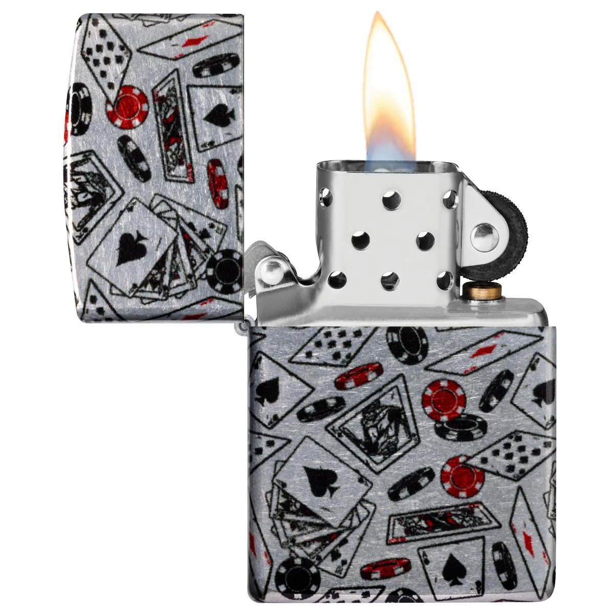 Zippo Lighter: Let the Chips Fall, Gambling Icons - 540 Fusion 47157 - Image 7