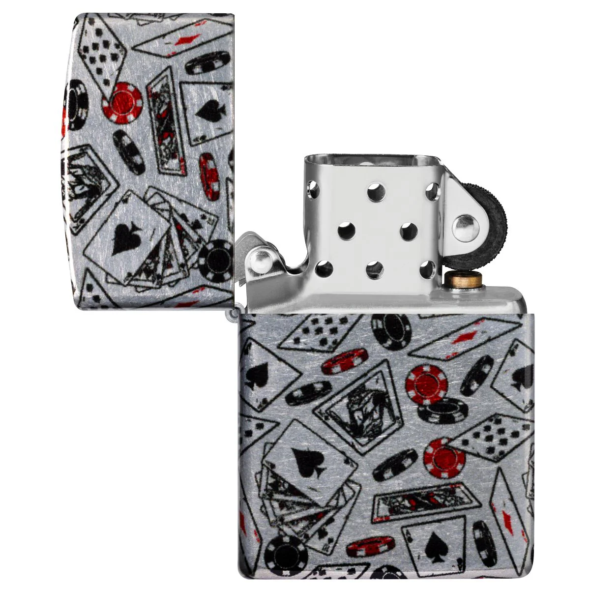 Zippo Lighter: Let the Chips Fall, Gambling Icons - 540 Fusion 47157 - Image 8