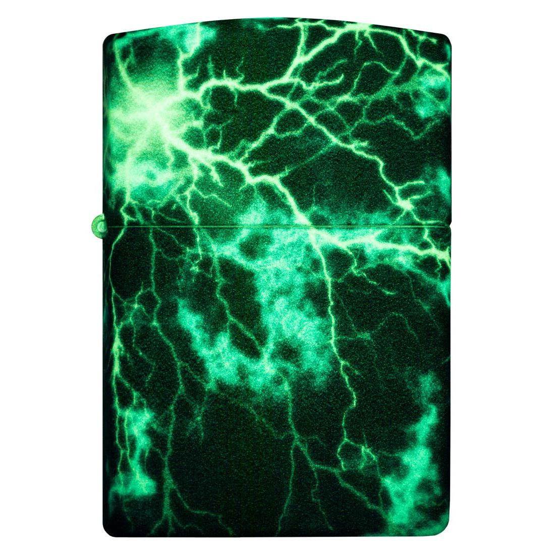 Zippo Lighter: Lightning Design, 540 Color - Glow In The Dark 48610 - Image 4