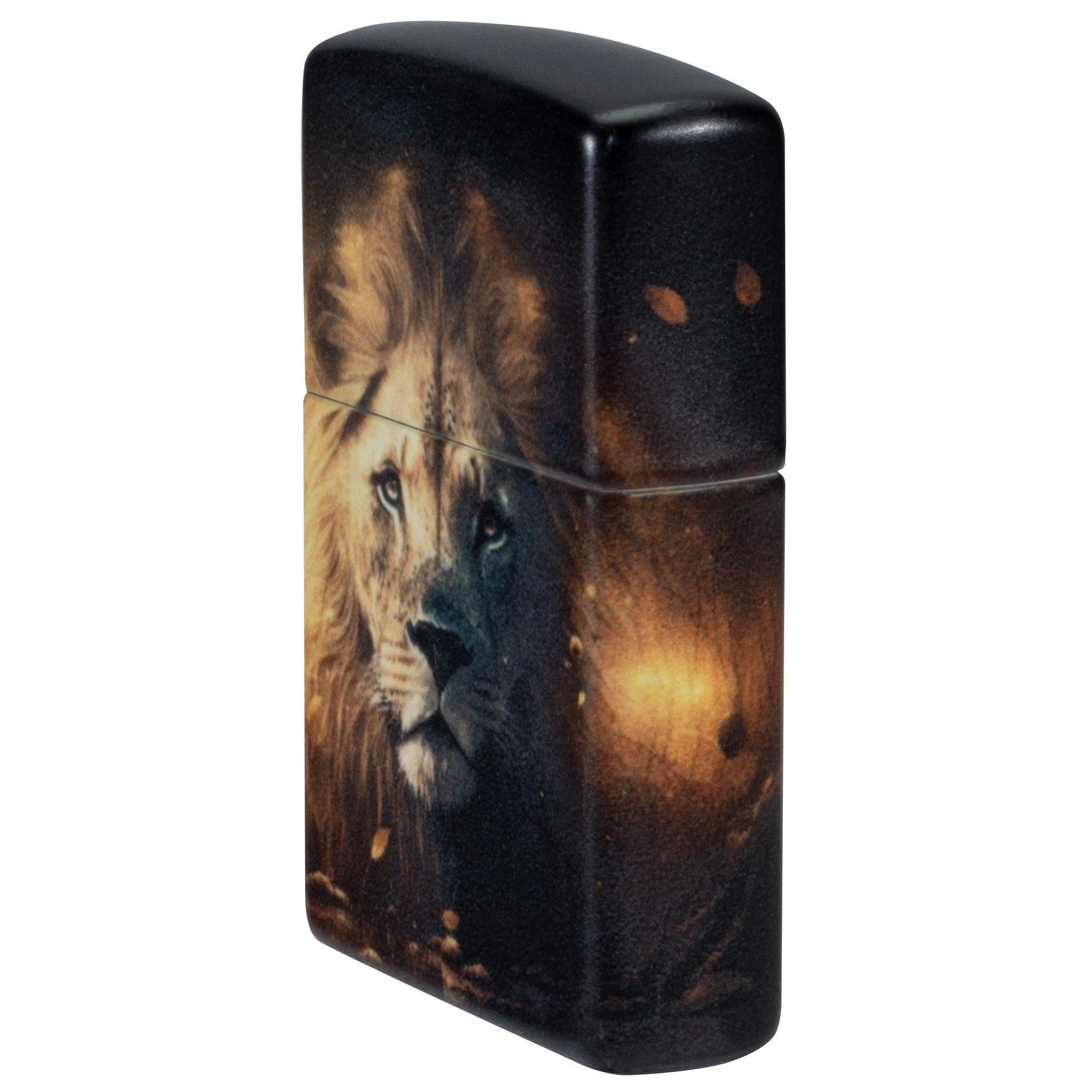 Zippo Lighter: Lion, Glow-in-the-Dark - 540 Color 81649 - Image 3