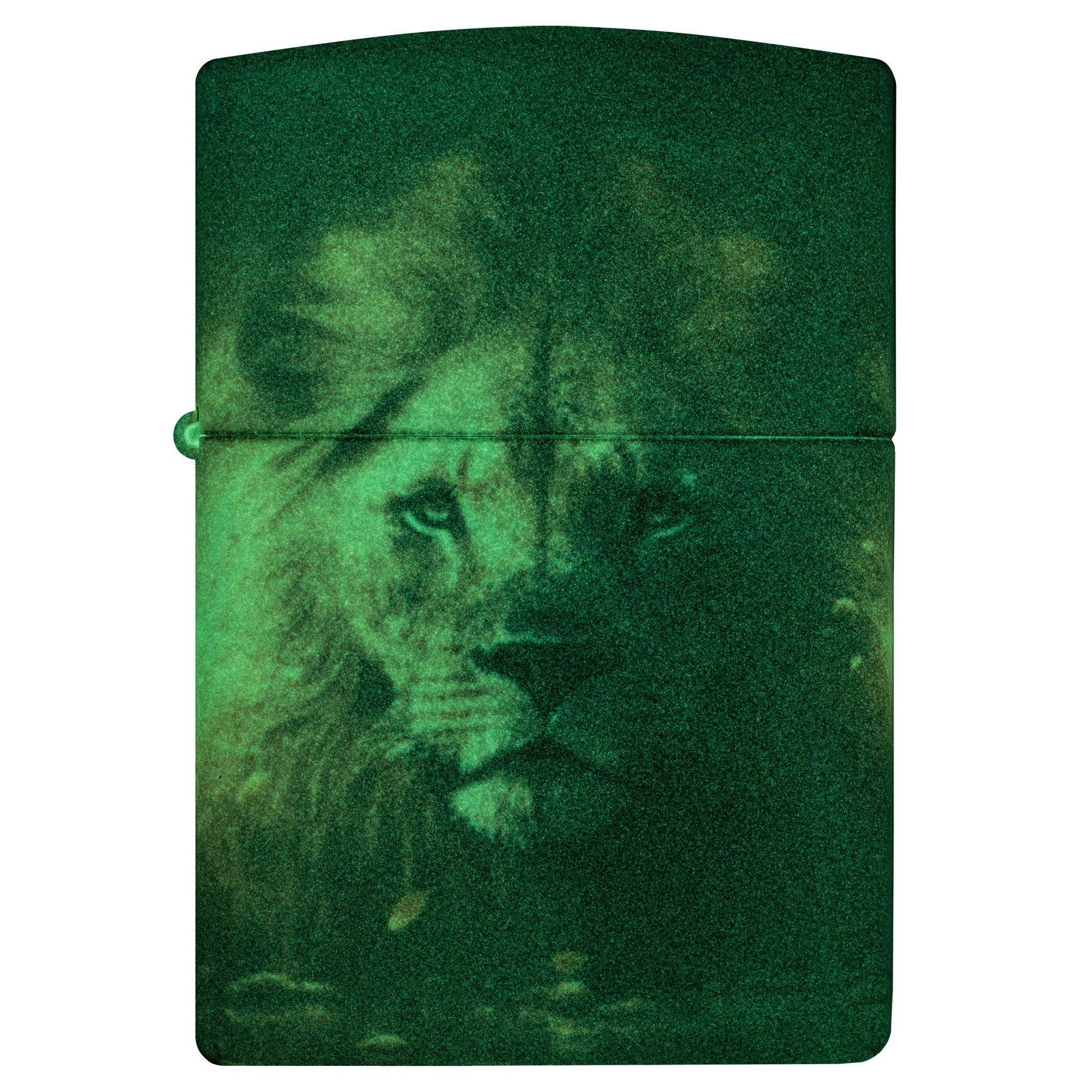 Zippo Lighter: Lion, Glow-in-the-Dark - 540 Color 81649 - Image 5