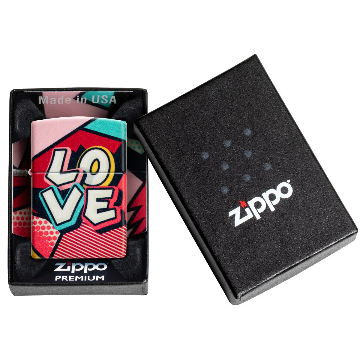 Zippo Lighter: Love Design - 540 Color 46013 - Image 10