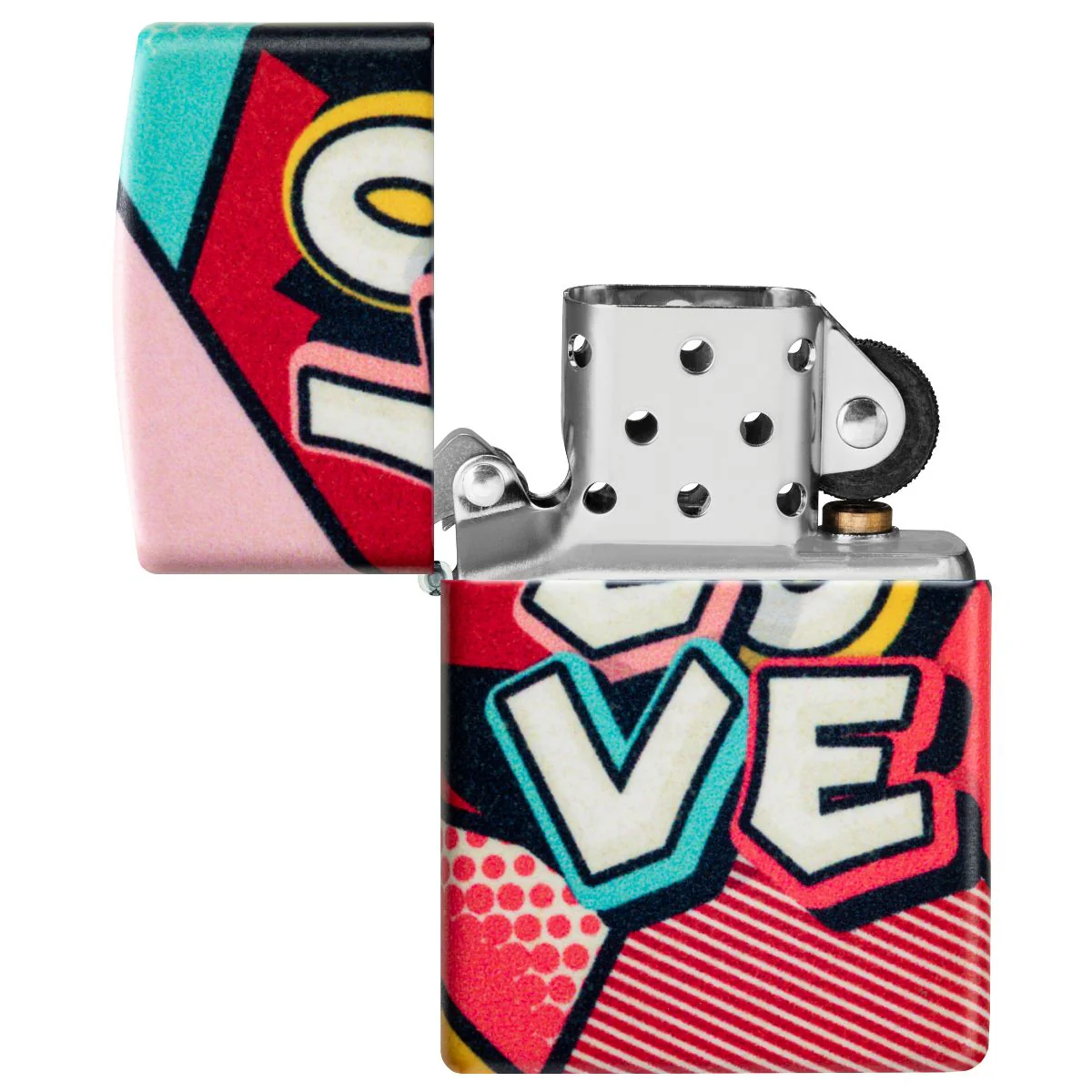 Zippo Lighter: Love Design - 540 Color 46013 - Image 8