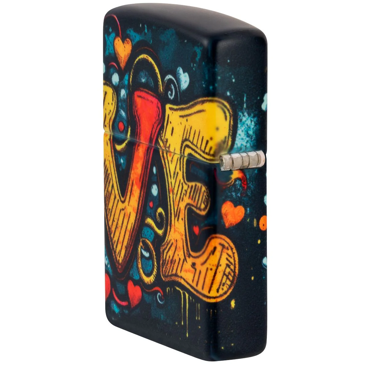 Zippo Lighter: Love Mural Design - 540 Color 46283 - Image 4