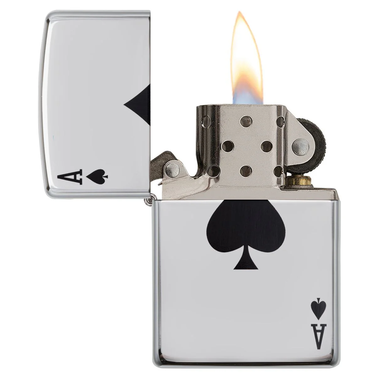 Zippo Lighter: Lucky Ace - HP Chrome 24011 - Image 3