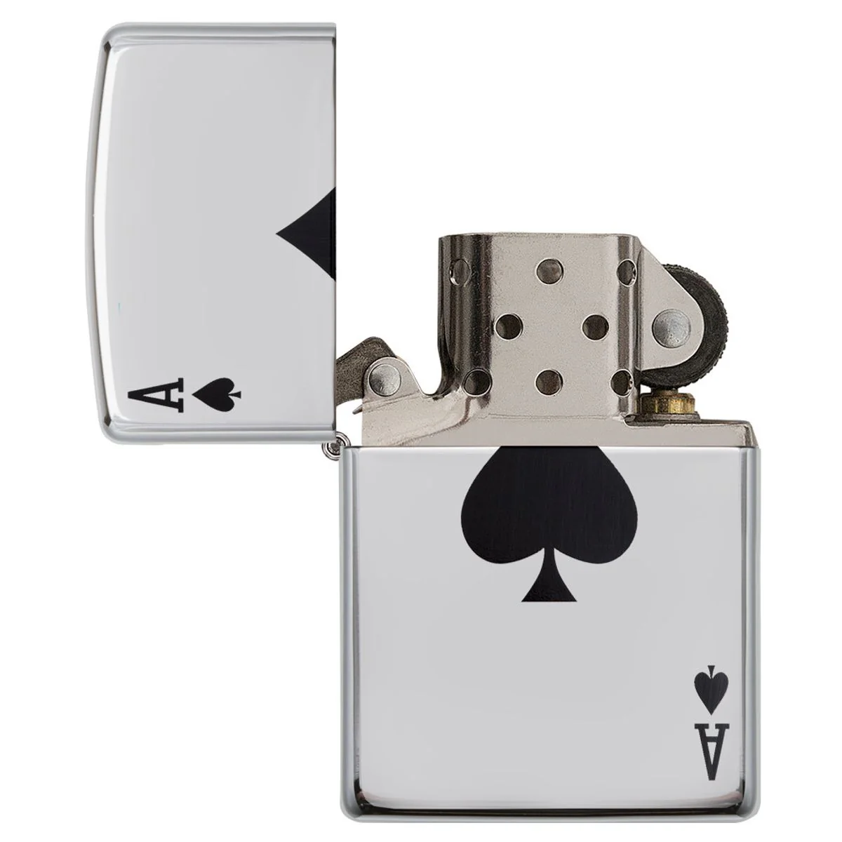 Zippo Lighter: Lucky Ace - HP Chrome 24011 - Image 4