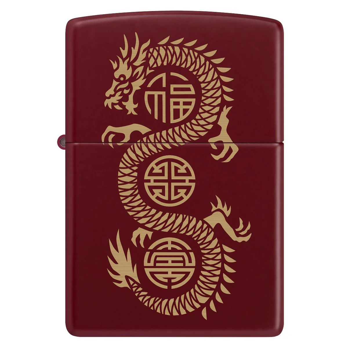 Zippo Lighter: Lucky Dragon, Engraved - Merlot 46834 - Image 2
