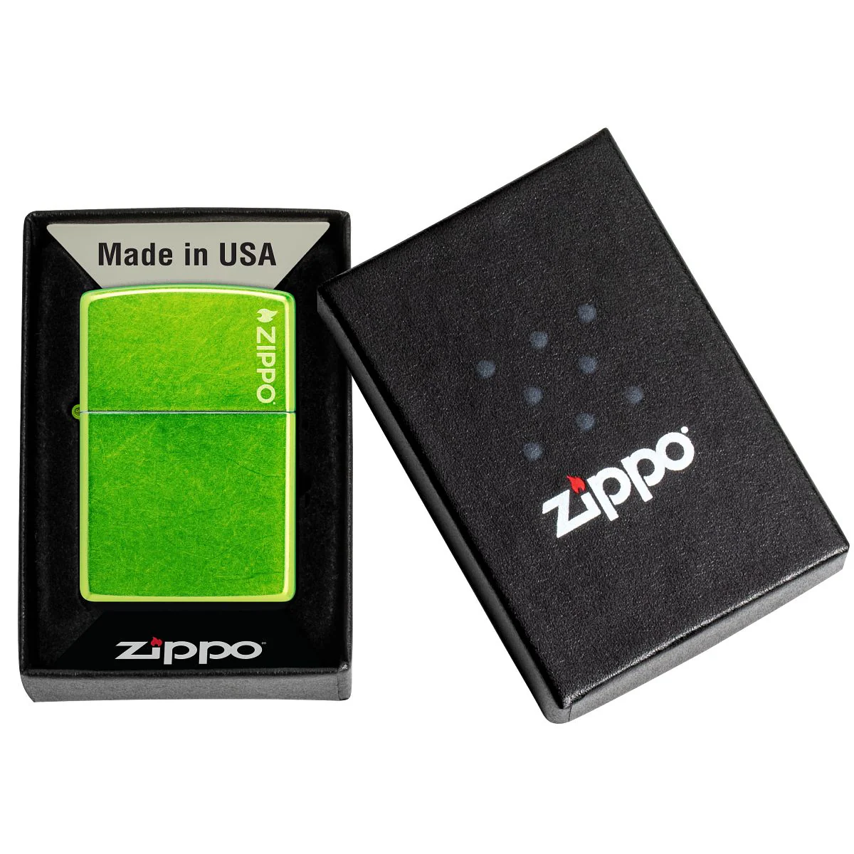 Zippo Lighter: Lurid with Zippo Logo - 24513ZL - Image 9