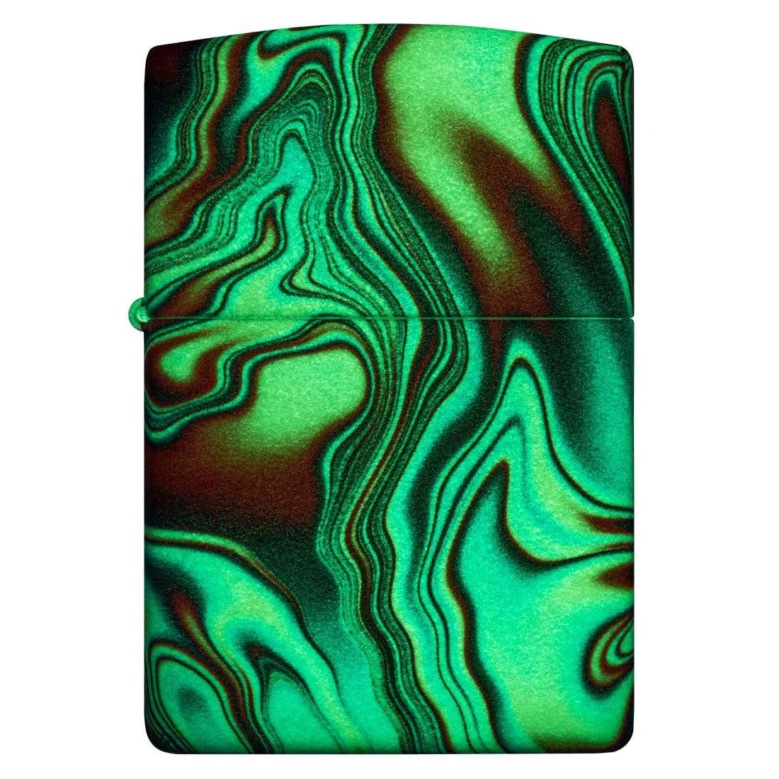 Zippo Lighter: Marble Design, 540 Color - Glow In The Dark 48612 - Image 4