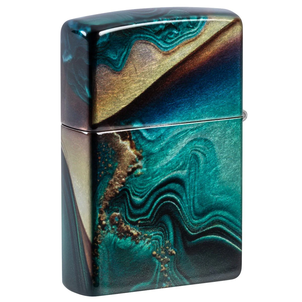 Zippo Lighter: Marble Design - 540 Fusion 46353 - Image 2