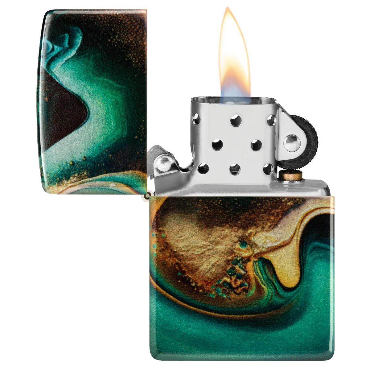 Zippo Lighter: Marble Design - 540 Fusion 46353 - Image 6