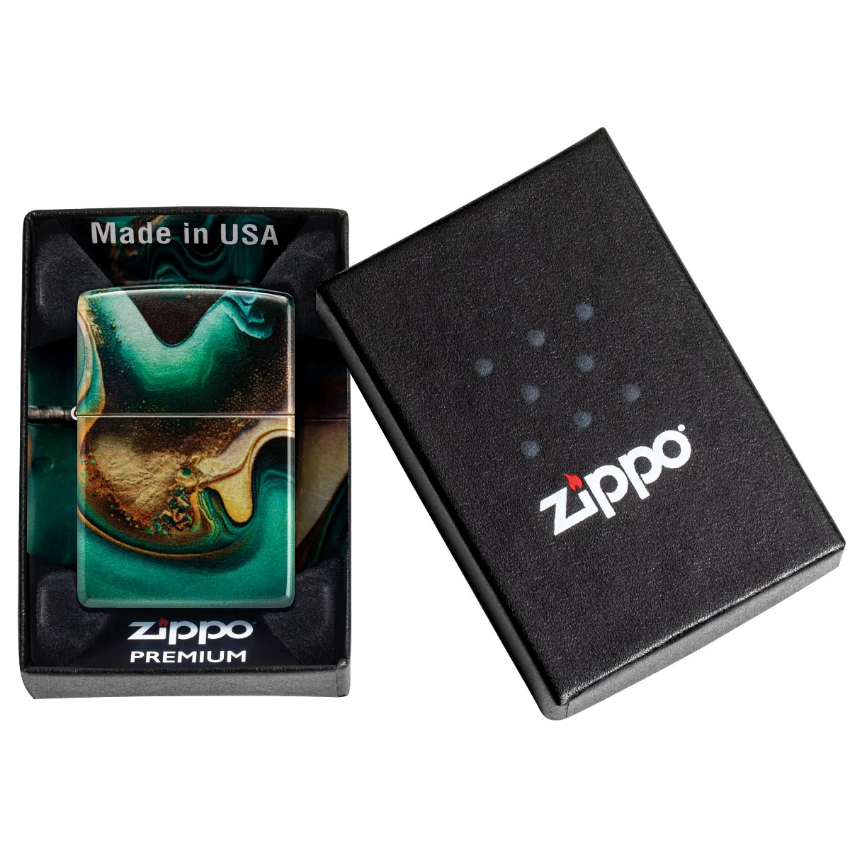 Zippo Lighter: Marble Design - 540 Fusion 46353 - Image 9