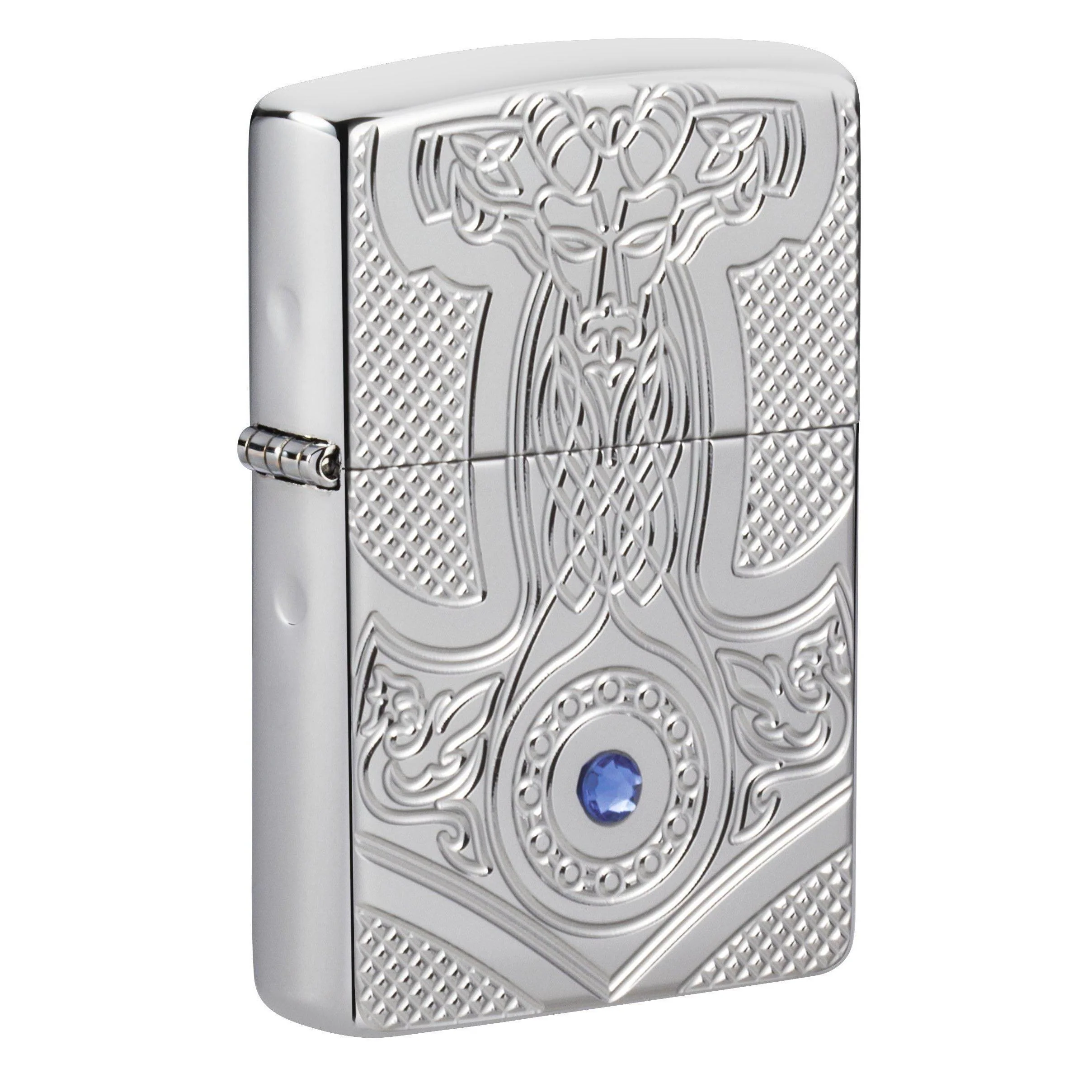 Zippo Lighter: Medieval Design, Armor - High Polish Chrome 49289