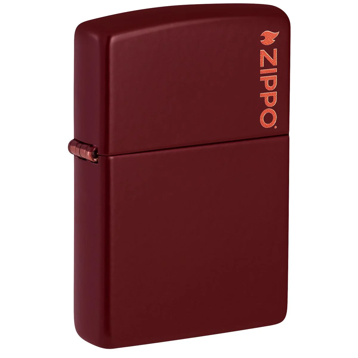 Zippo Lighter: Merlot with Zippo Logo - 46021ZL