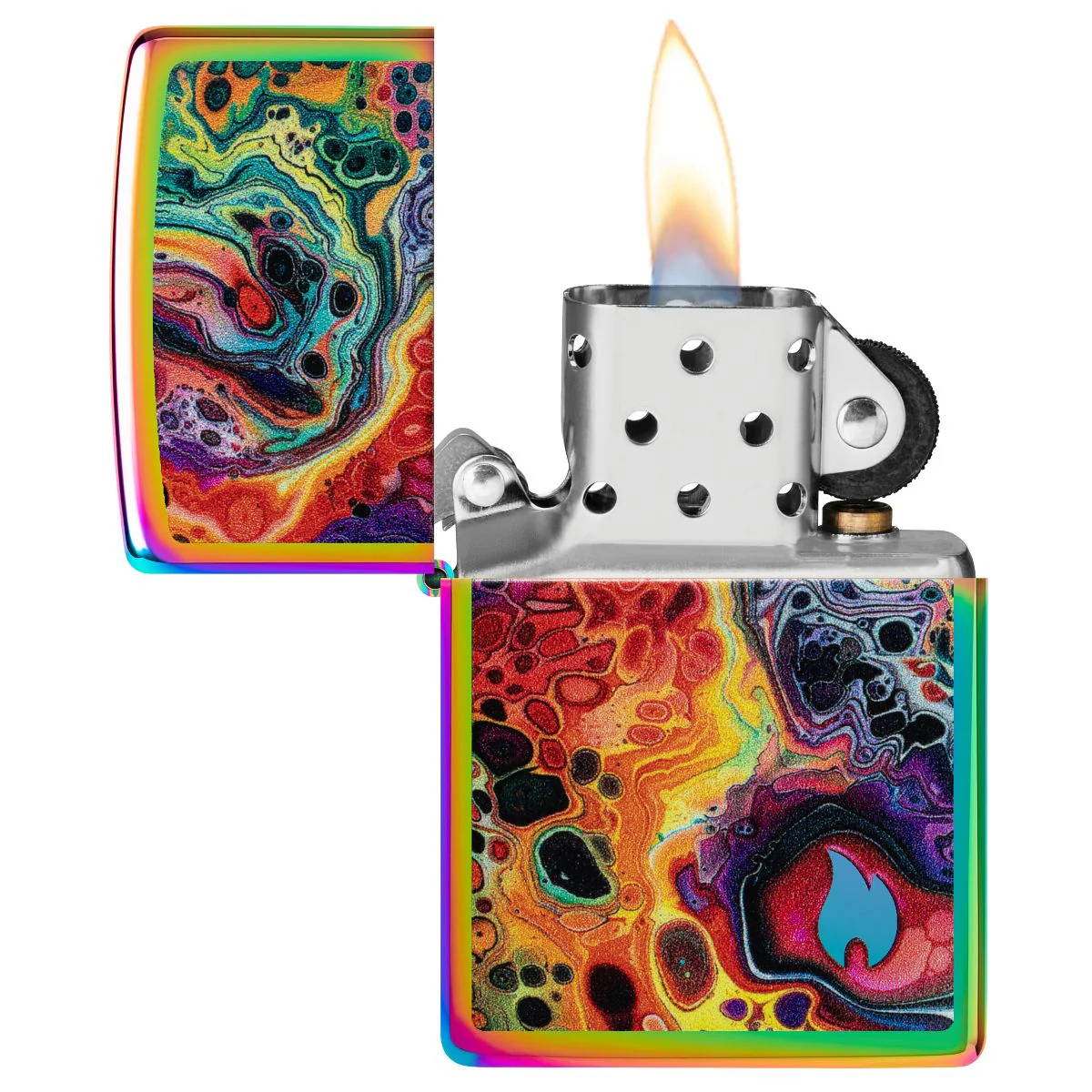 Zippo Lighter: Mesmerizing Magma - Multi-Color 46938 - Image 3