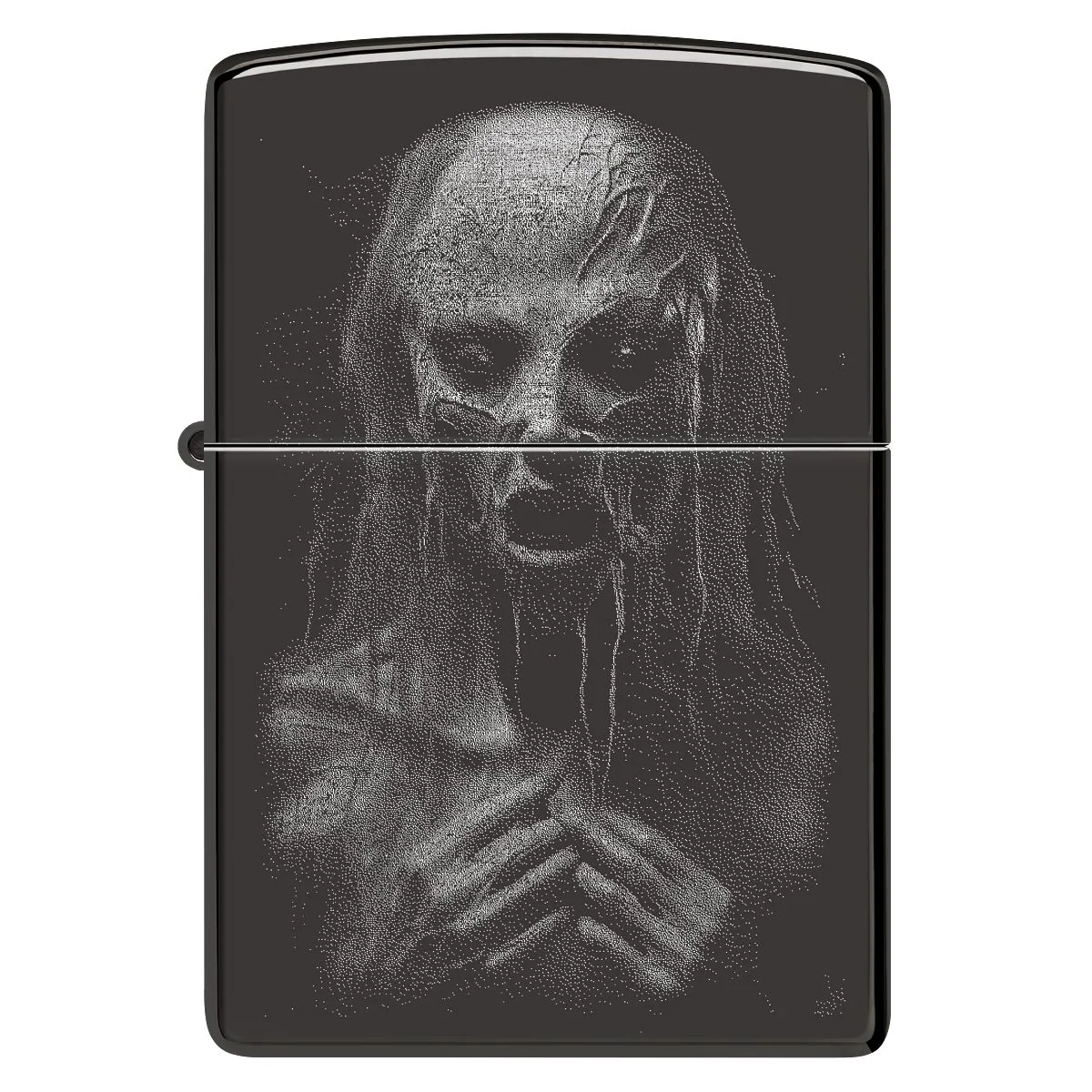 Zippo Lighter: Monster Design, Photo Image - High Polish Black 46292 - Image 2