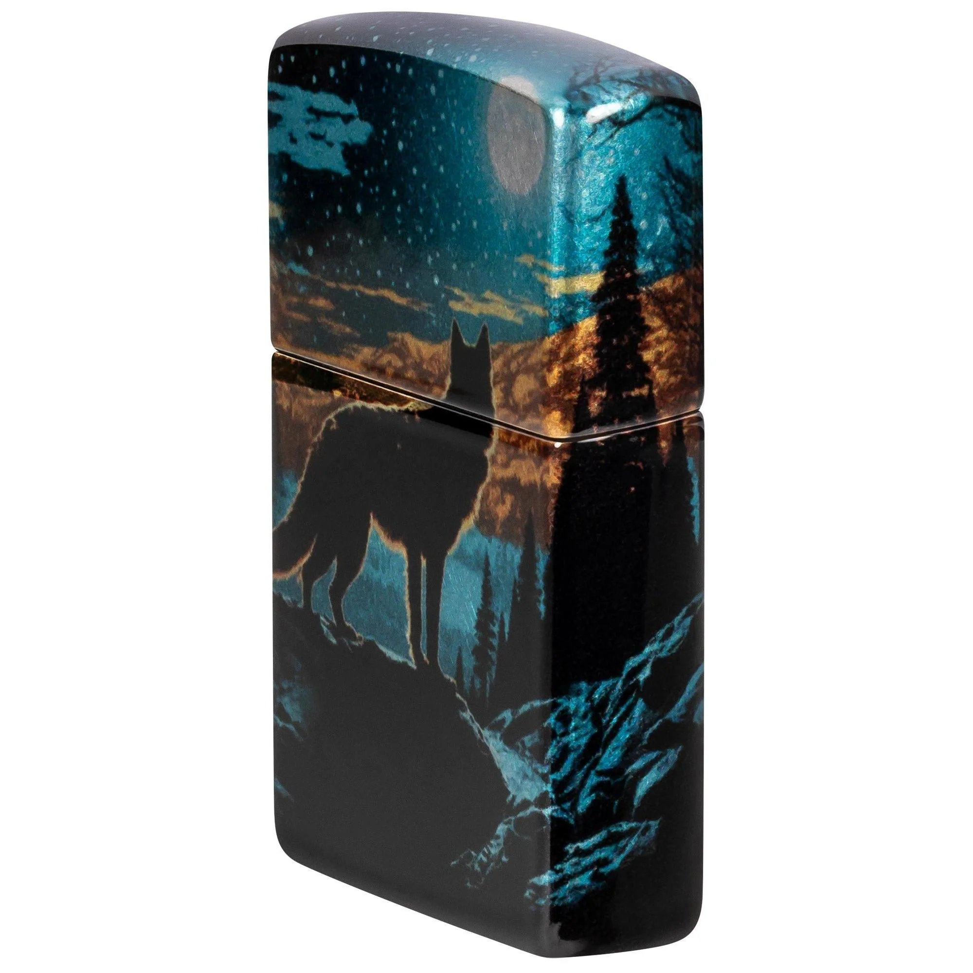 Zippo Lighter: Moonlight Wolf - 540 Fusion 46252 - Image 3