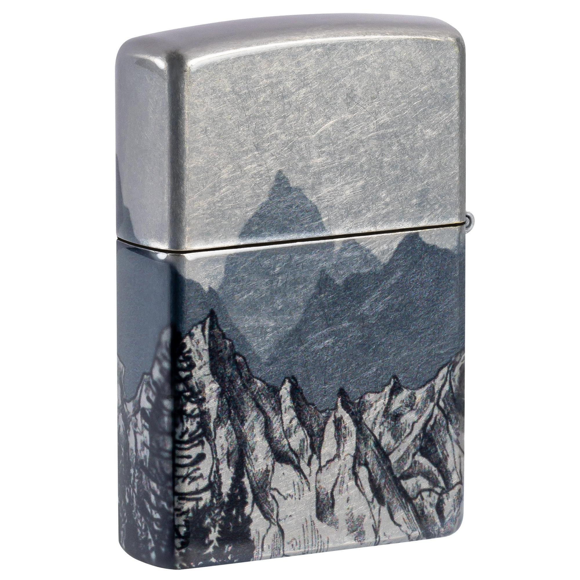 Zippo Lighter: Mountain Sketch - 540 Fusion 46280 - Image 2