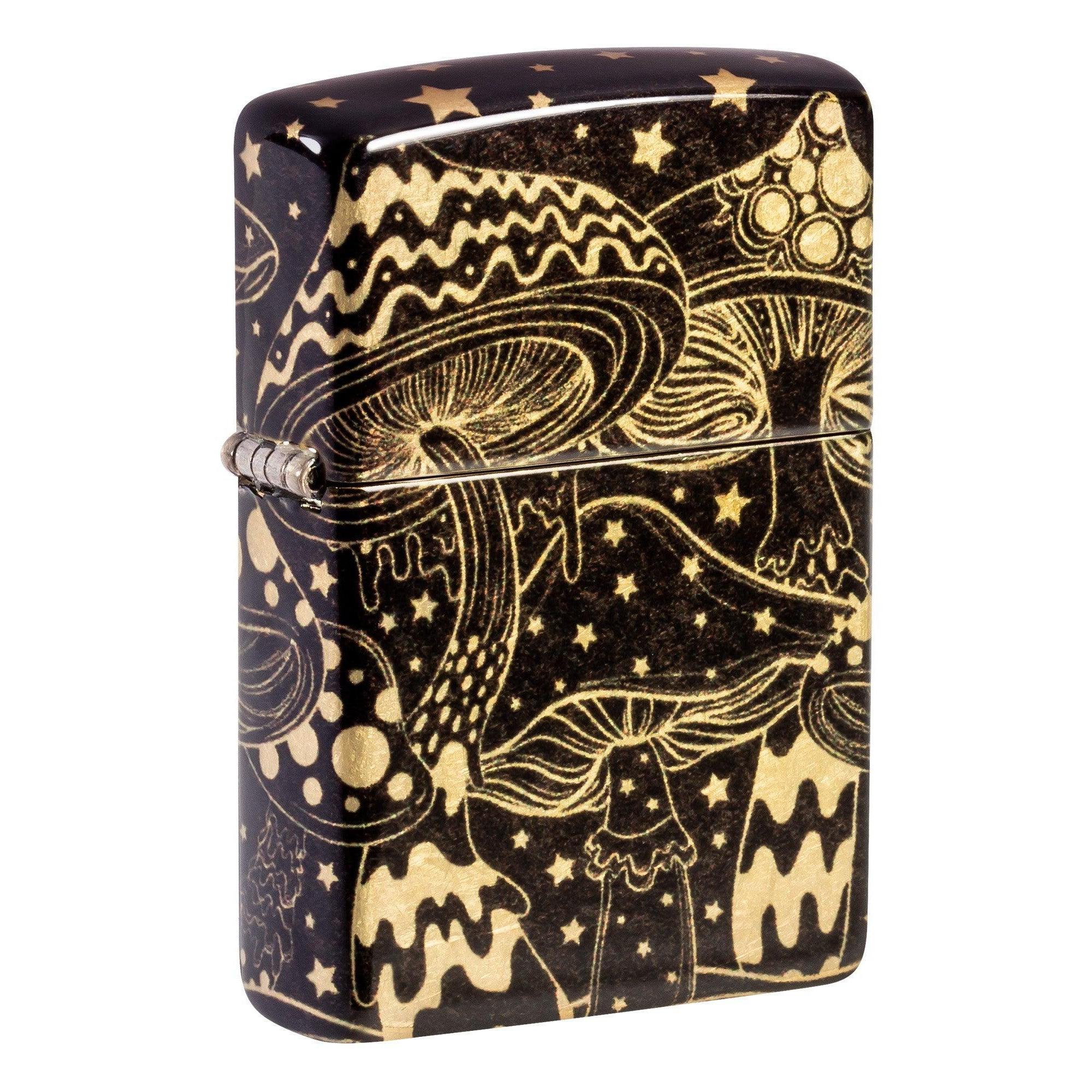 Zippo Lighter: Mushroom Drift Design - 540 Fusion 46277