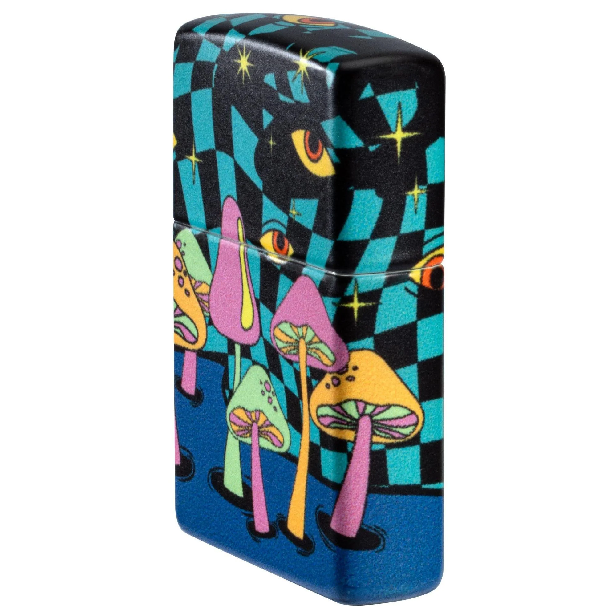 Zippo Lighter: Mushrooms Design - Glow-in-the-Dark 46564 - Image 3