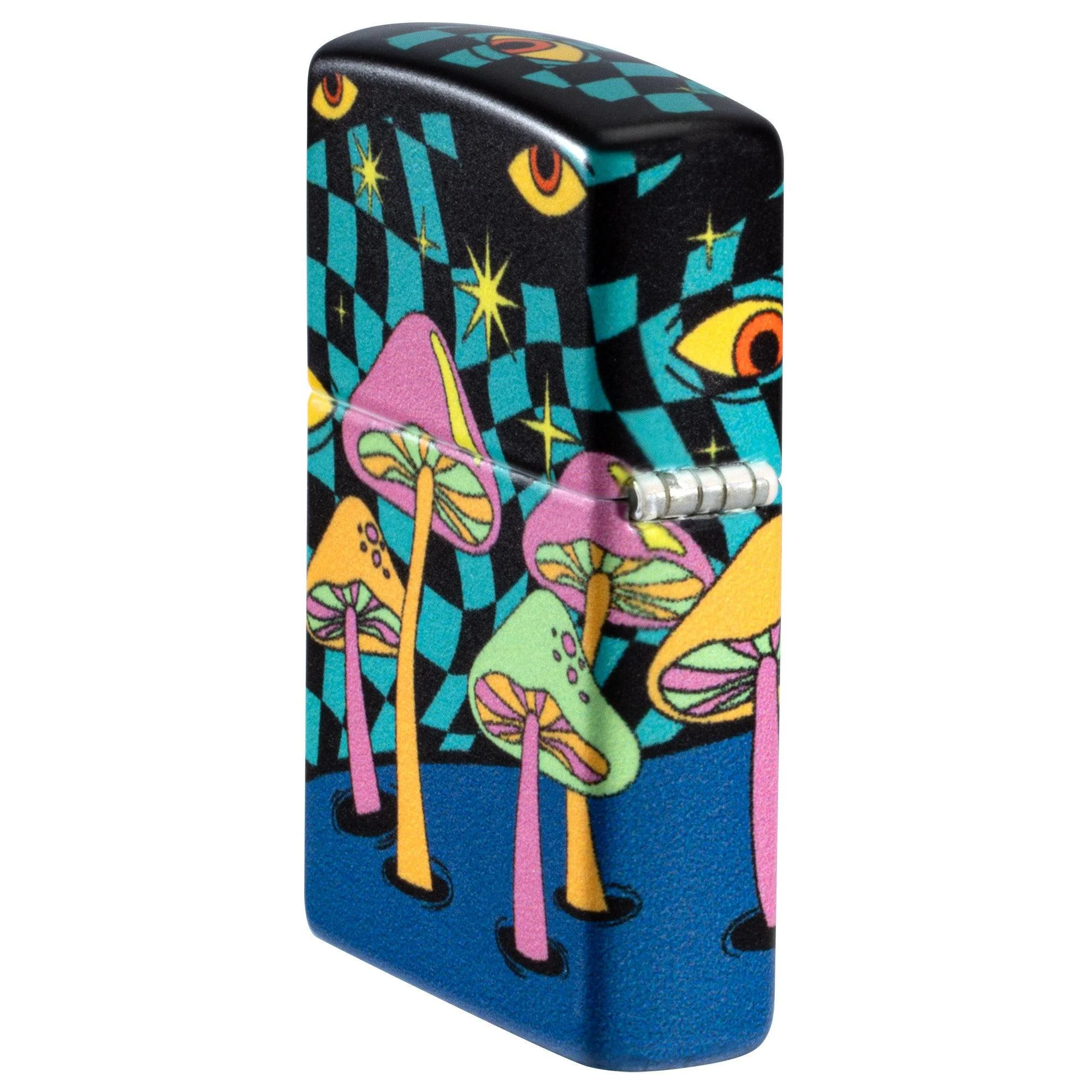 Zippo Lighter: Mushrooms Design - Glow-in-the-Dark 46564 - Image 4