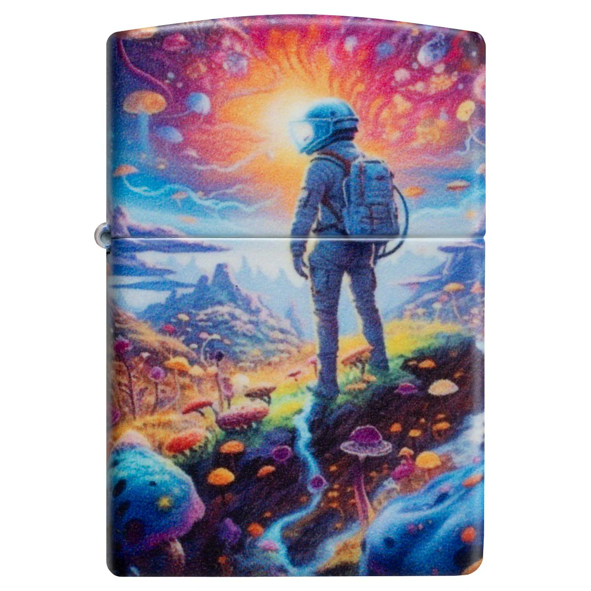 Zippo Lighter: Mushrooms in Space - 540 Color 46433 - Image 6