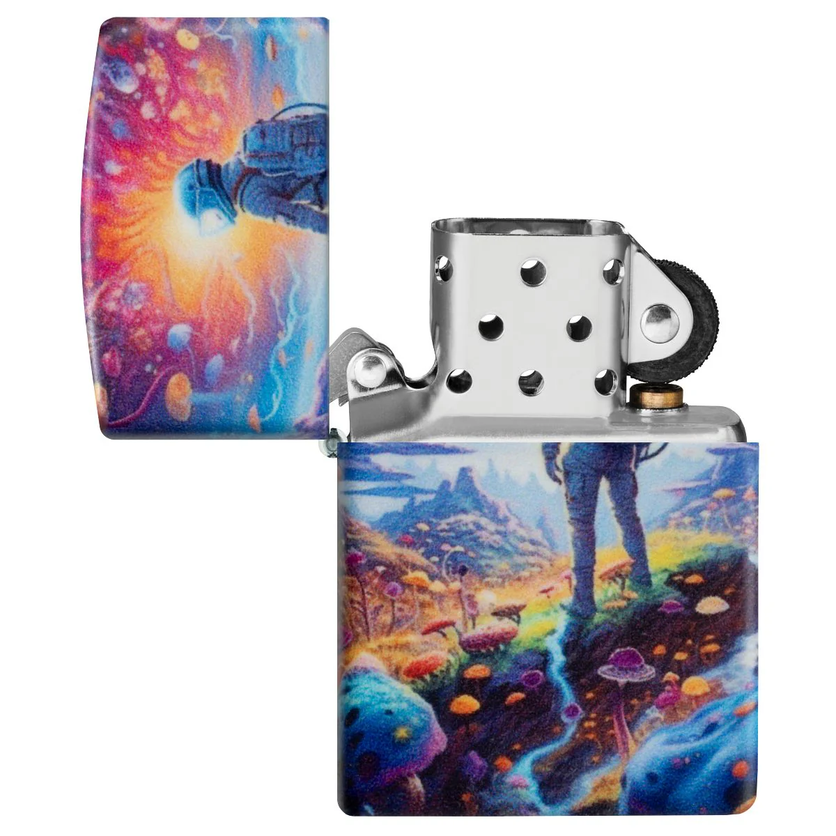 Zippo Lighter: Mushrooms in Space - 540 Color 46433 - Image 8