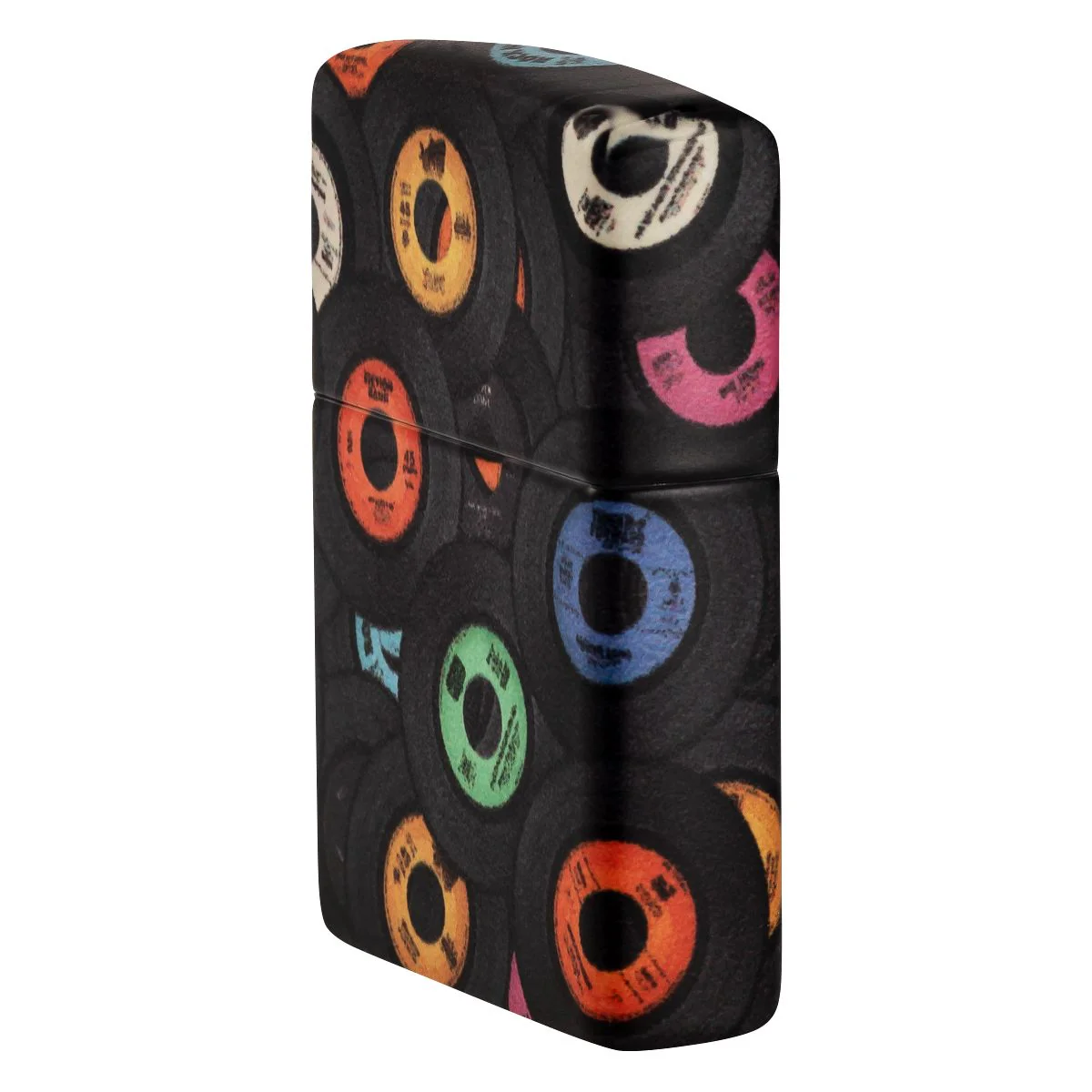 Zippo Lighter: Music Records, 540 Color - 540 Matte 48770 - Image 3