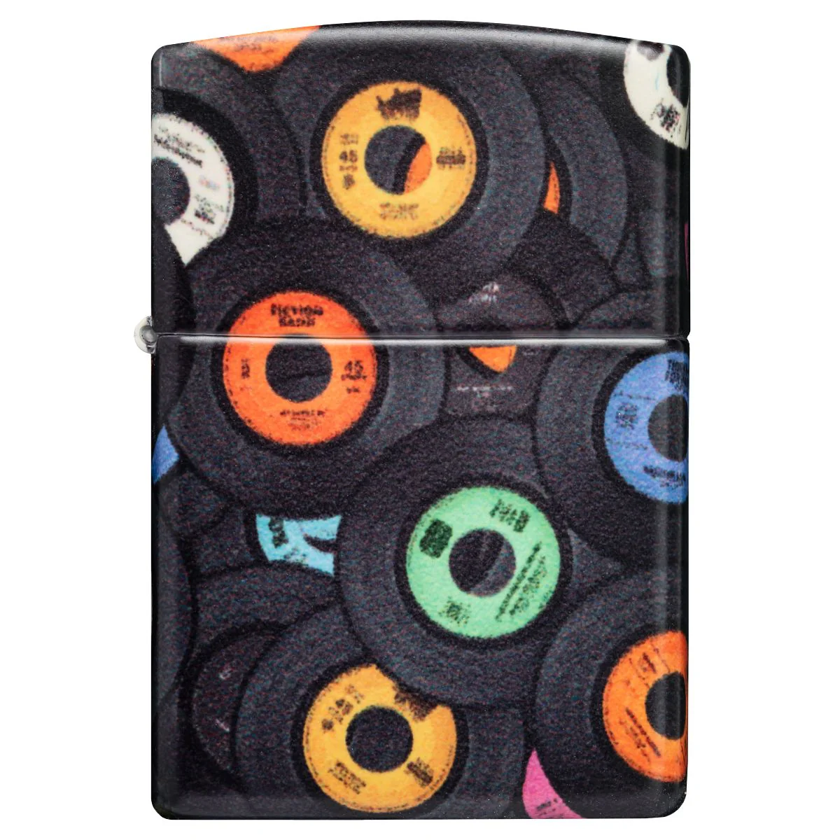 Zippo Lighter: Music Records, 540 Color - 540 Matte 48770 - Image 6