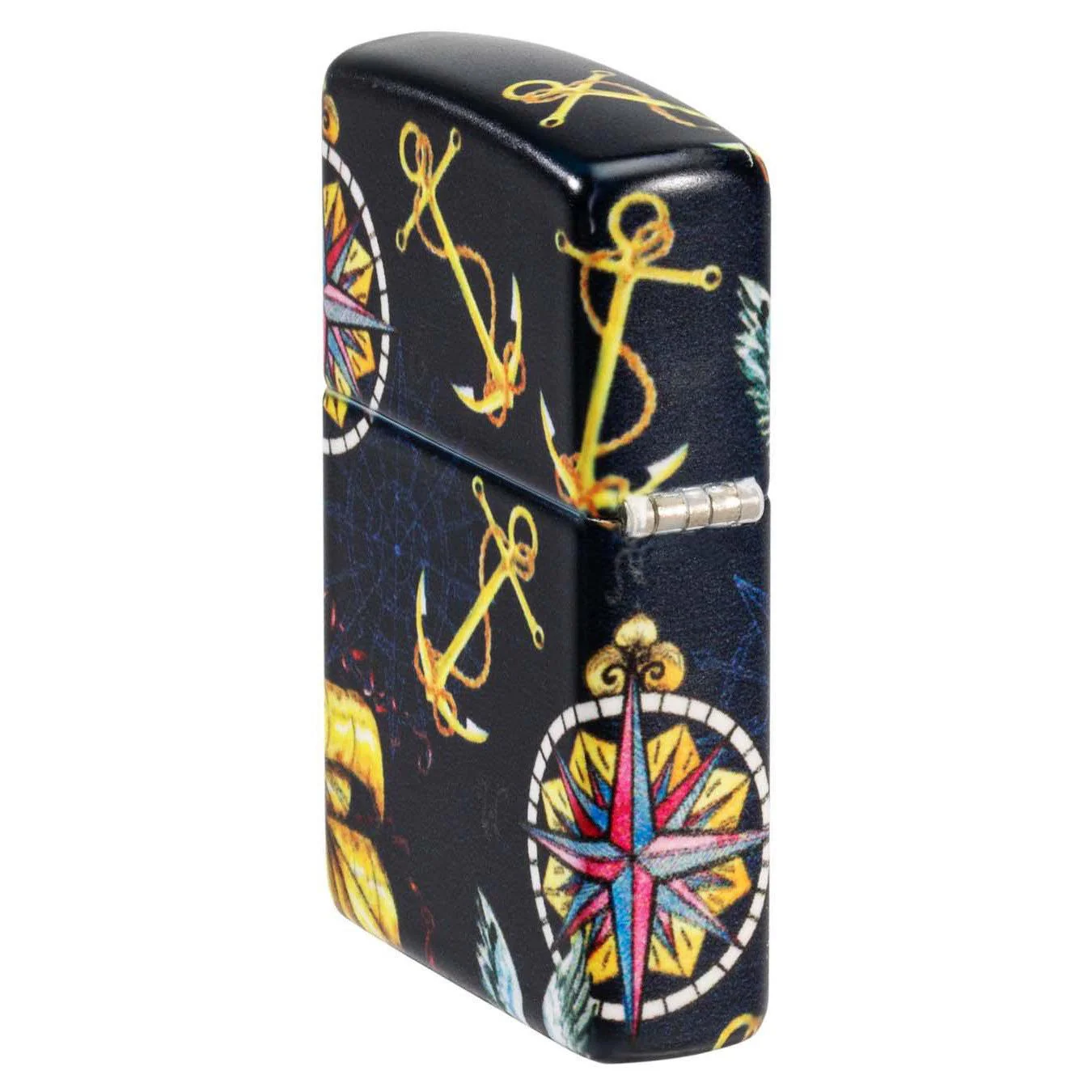 Zippo Lighter: Nautical Design With Ship - 540 White Matte 48813 - Image 3