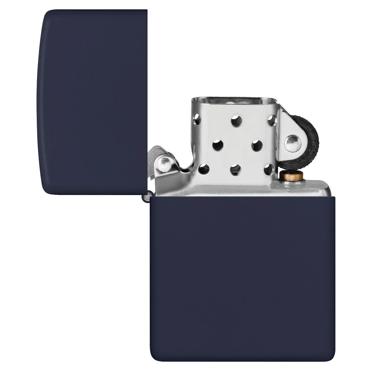 Zippo Lighter: Navy Matte 239 - Image 4