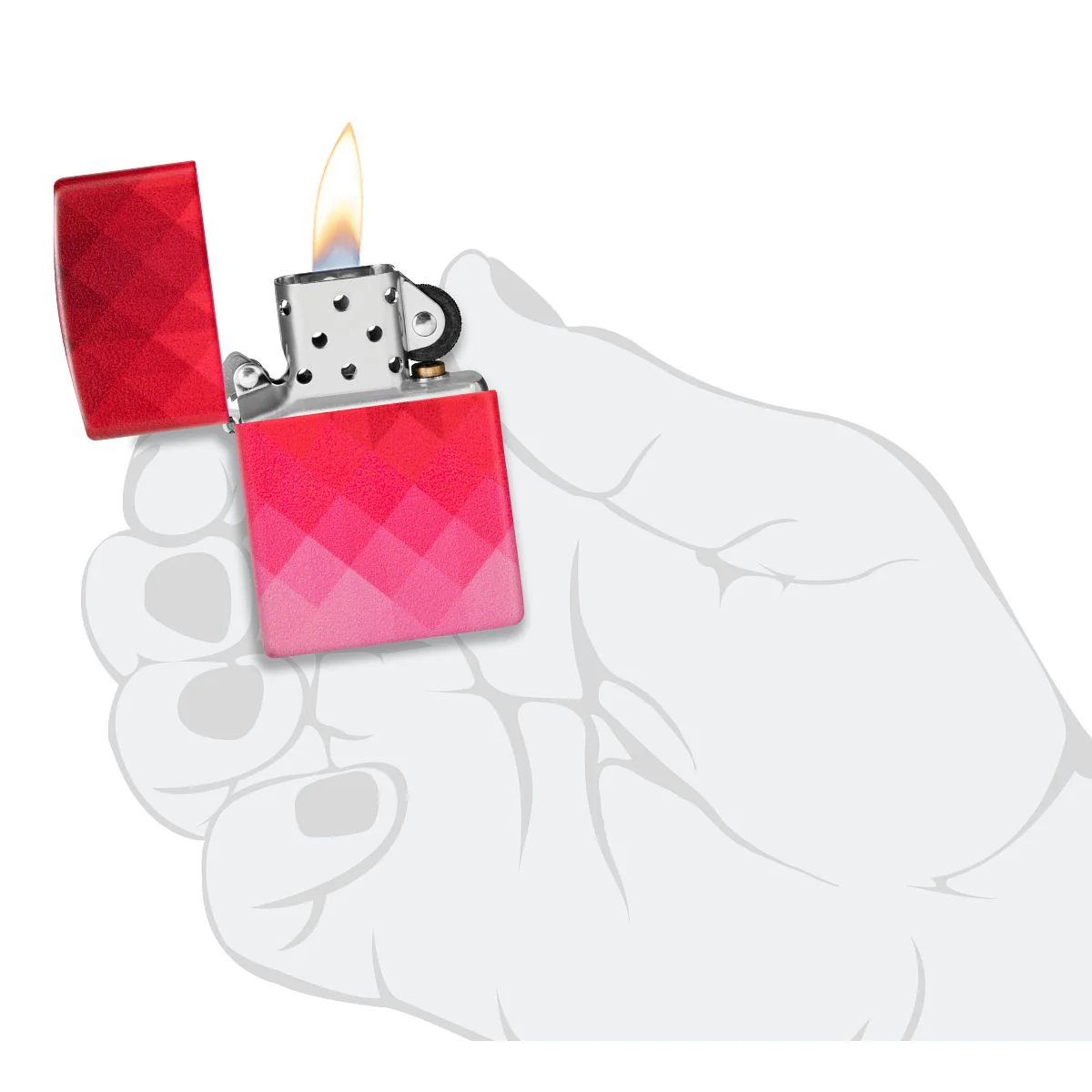 Zippo Lighter: Ombre Pixel Design - 540 Color 46129 - Image 9