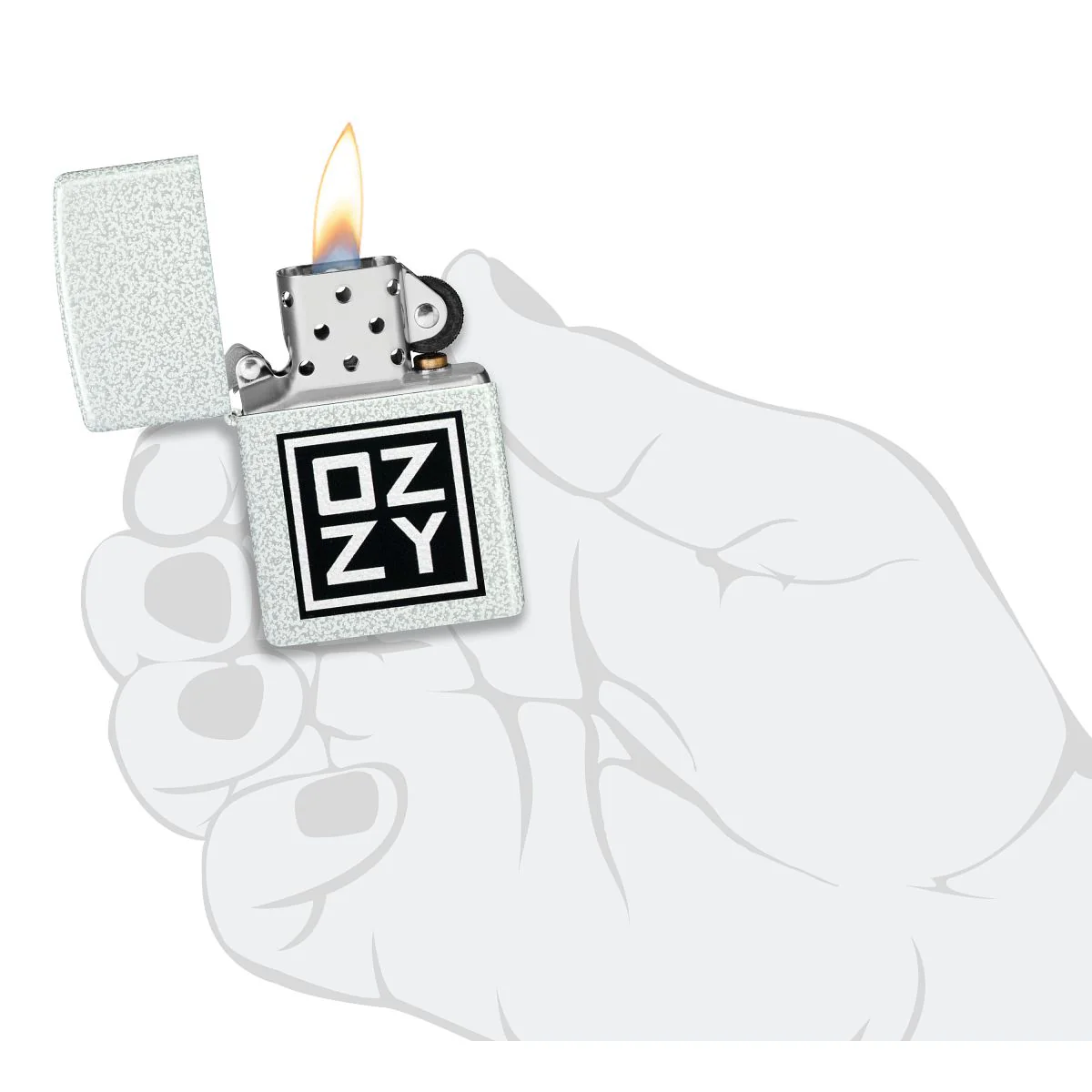 Zippo Lighter: Ozzy Osbourne Logo - Glacier 47232 - Image 5