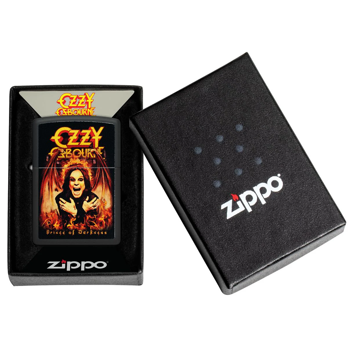 Zippo Lighter: Ozzy Osbourne, Prince of Darkness - Black Matte 47082 - Image 6