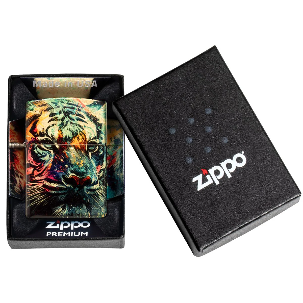 Zippo Lighter: Painted Tiger - 540 Fusion 46145 - Image 10
