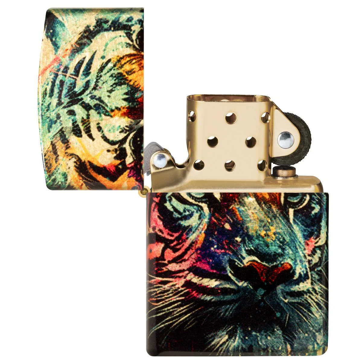 Zippo Lighter: Painted Tiger - 540 Fusion 46145 - Image 8