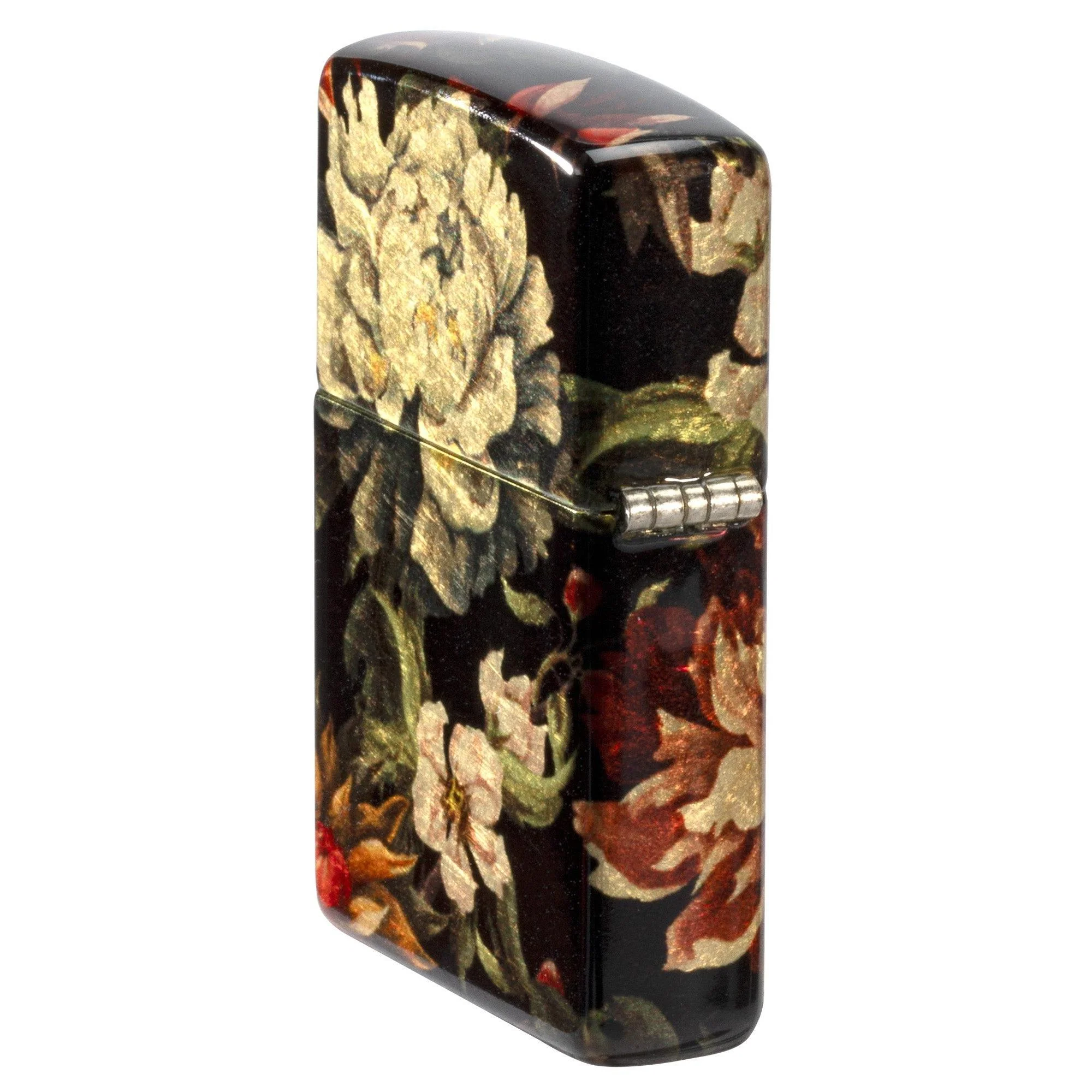 Zippo Lighter: Peonies Flowers and Birds - 540 Fusion 46095 - Image 4