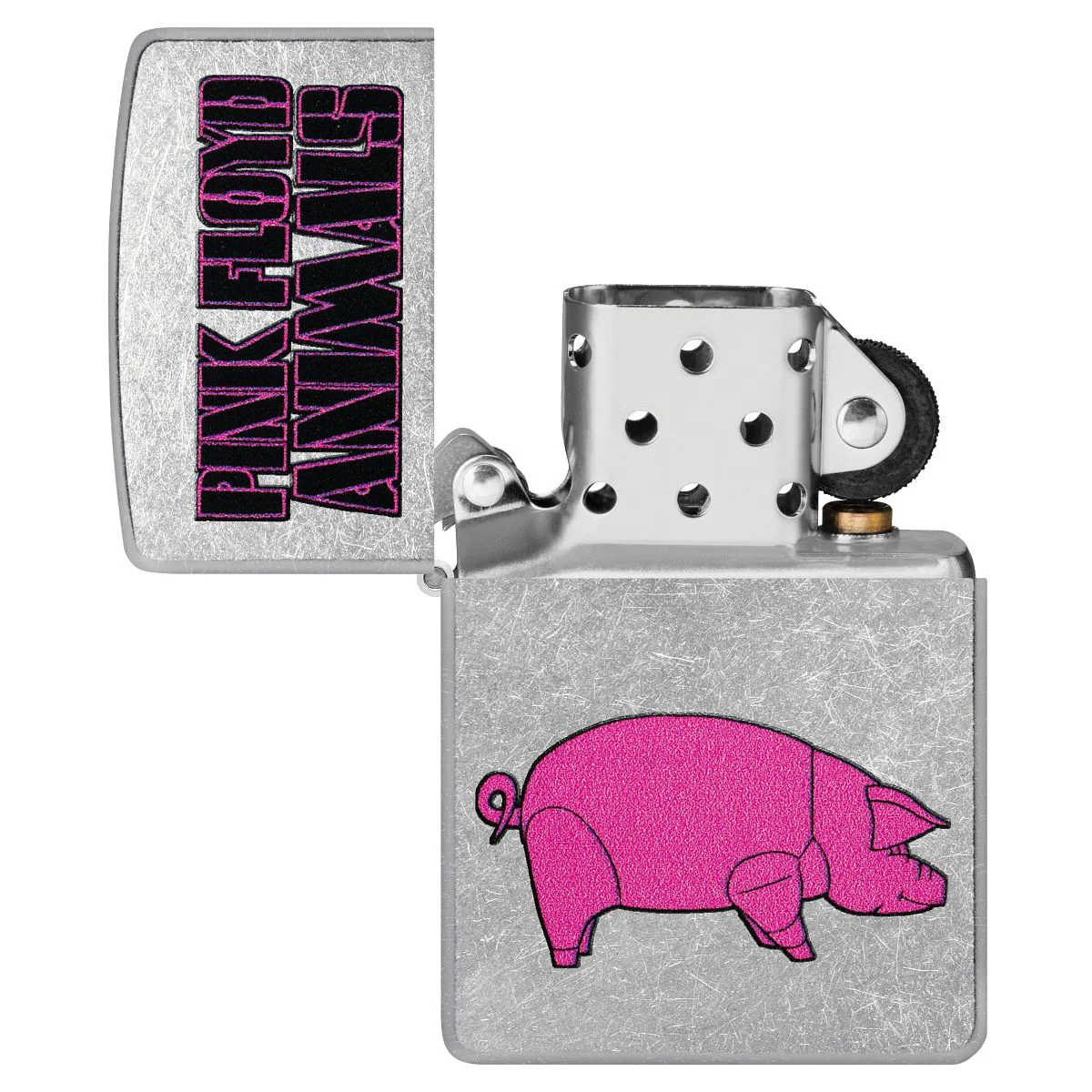 Zippo Lighter: Pink Floyd, Animals - Street Chrome 47241 - Image 4