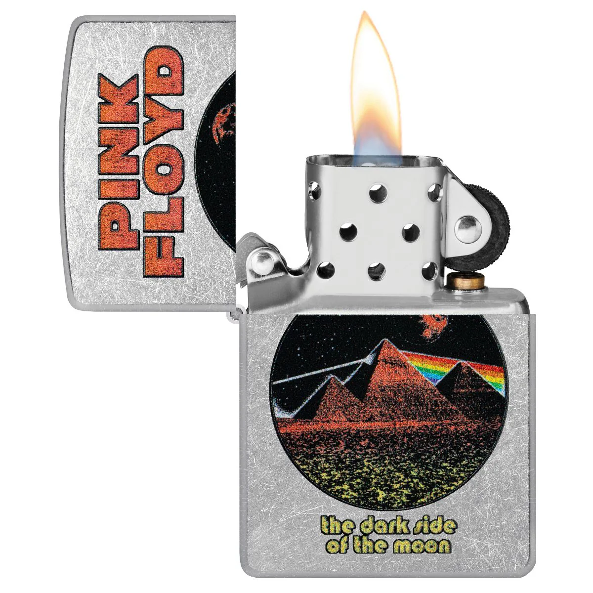 Zippo Lighter: Pink Floyd, The Dark Side of the Moon - Street Chrome 47239 - Image 3