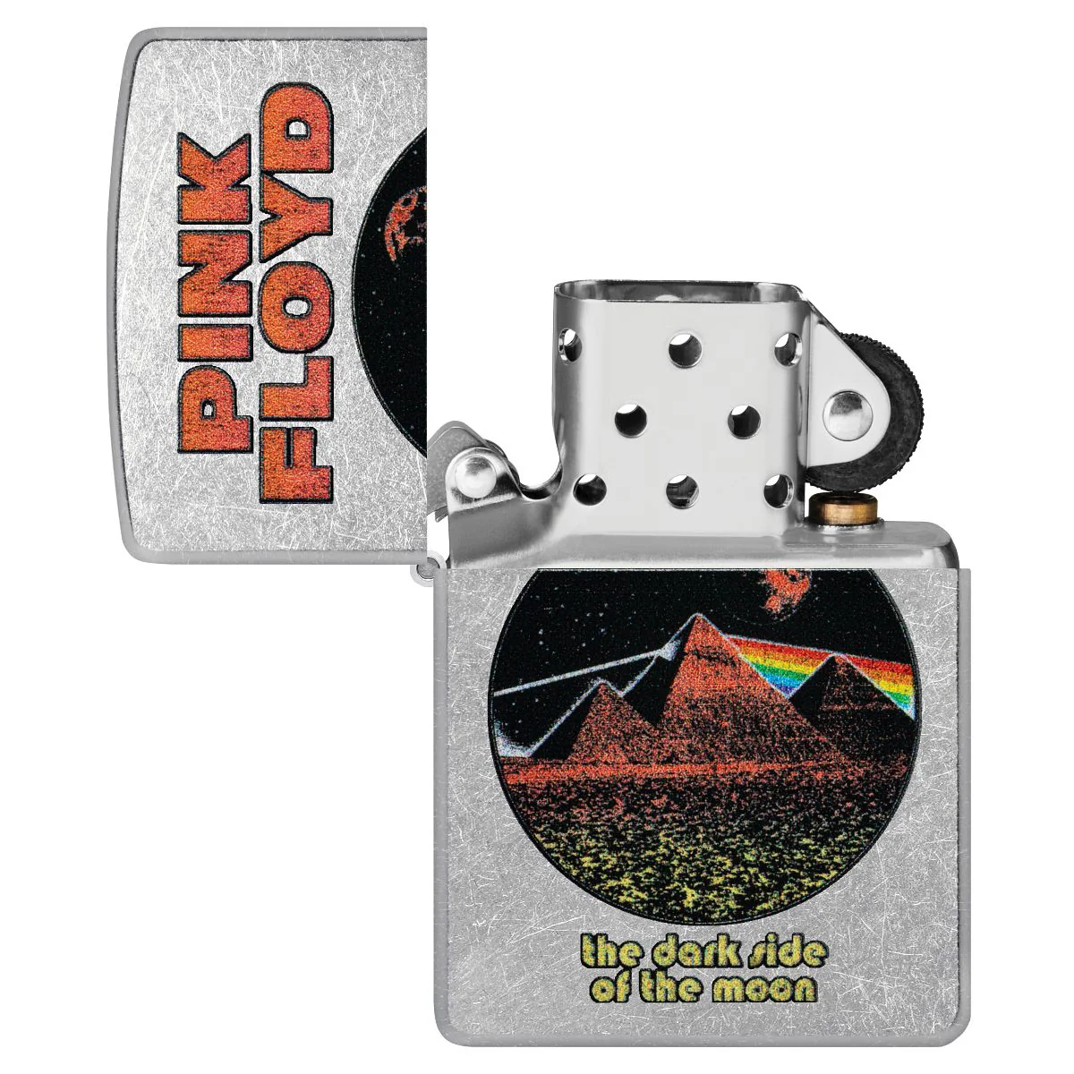 Zippo Lighter: Pink Floyd, The Dark Side of the Moon - Street Chrome 47239 - Image 4