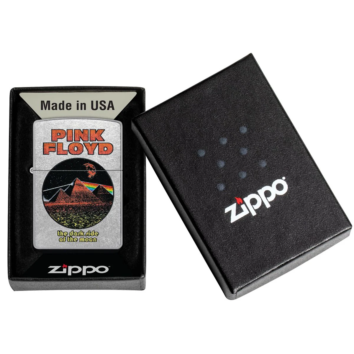 Zippo Lighter: Pink Floyd, The Dark Side of the Moon - Street Chrome 47239 - Image 6