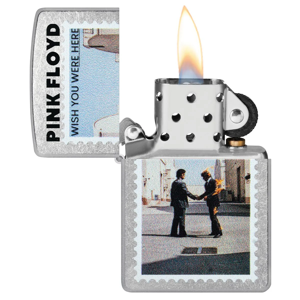 Zippo Lighter: Pink Floyd, Wish You Were Here - Street Chrome 47240 - Image 3