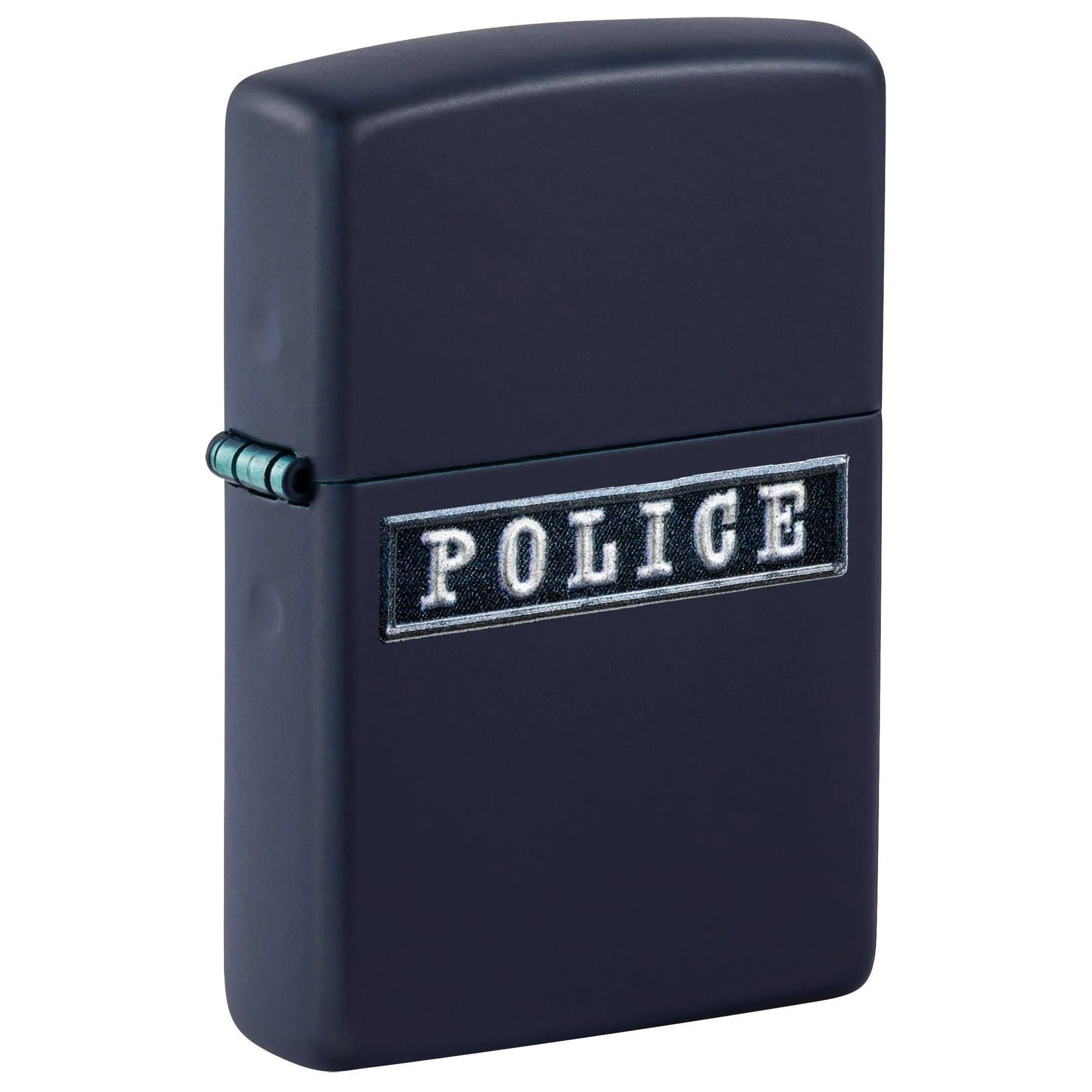 Zippo Lighter: Police Emblem - Navy Matte 81710