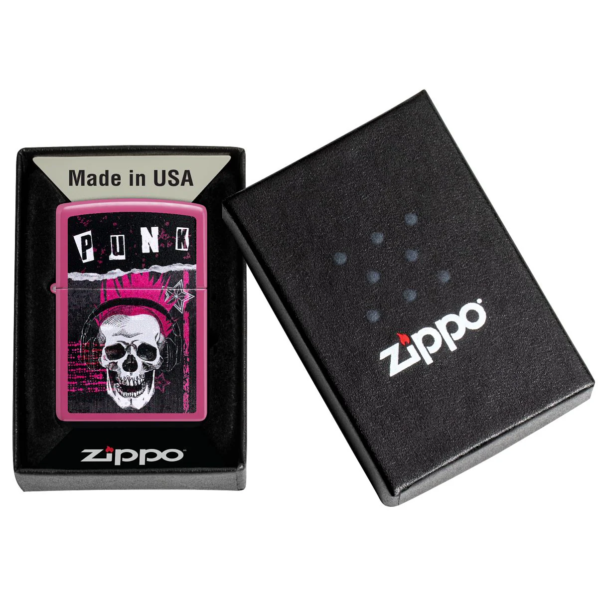 Zippo Lighter: Punk Skull Design - Frequency 46430 - Image 6
