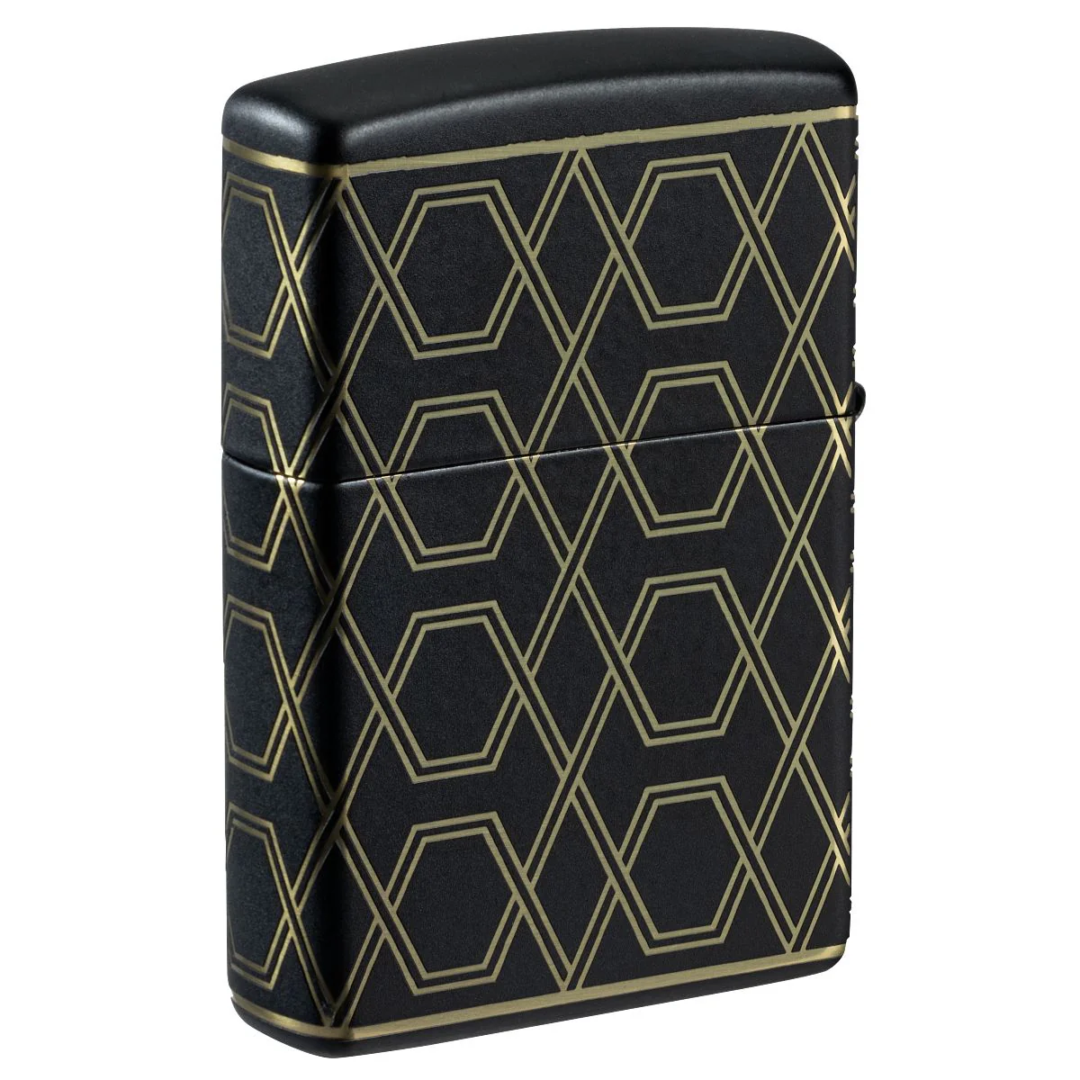 Zippo Lighter: Queen of Bud, Laser 360 - Black Matte 46684 - Image 2