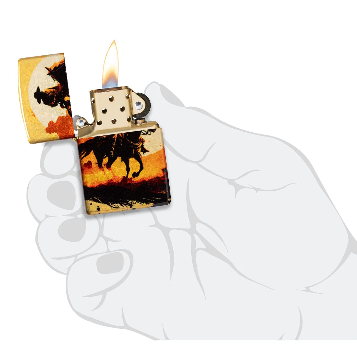Zippo Lighter: Racing Wrangler Design - 540 Fusion 47143 - Image 9