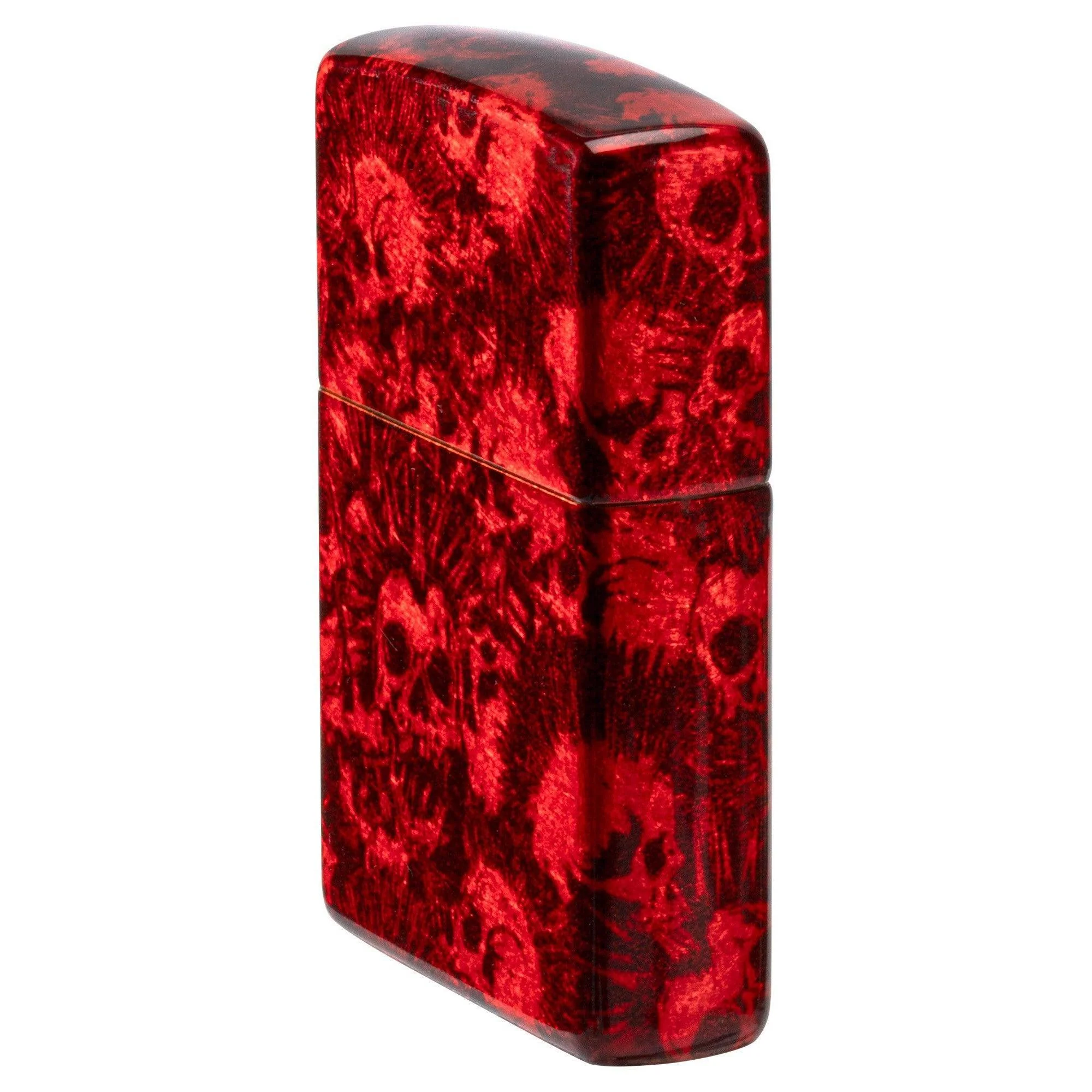 Zippo Lighter: Red Punk Skulls - 540 Fusion 46094 - Image 3