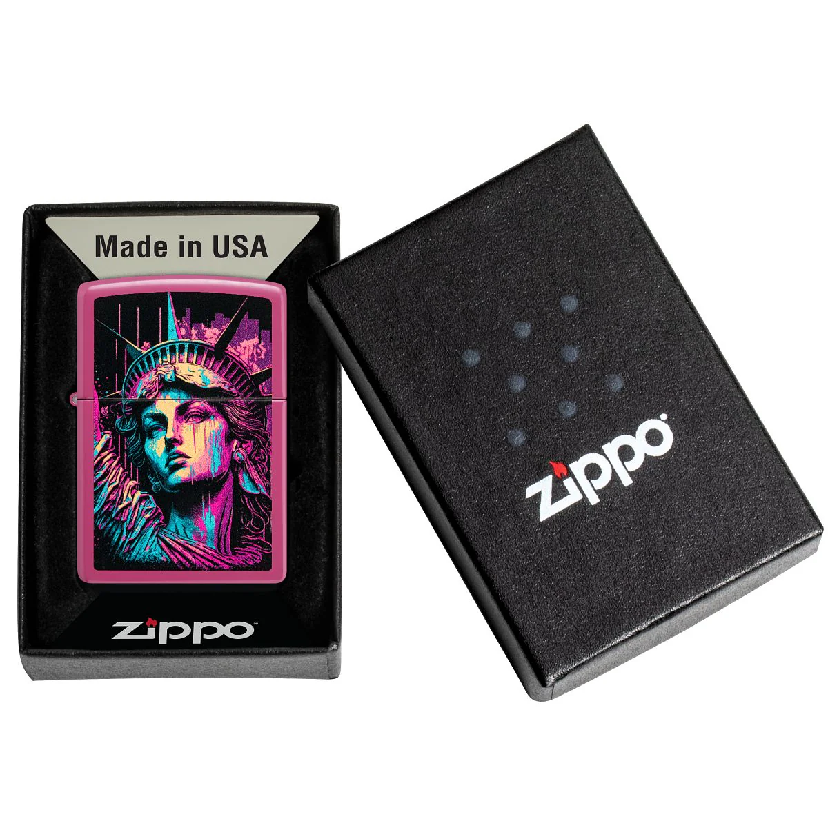 Zippo Lighter: Retro Statue of Liberty - Frequency 48916 - Image 6